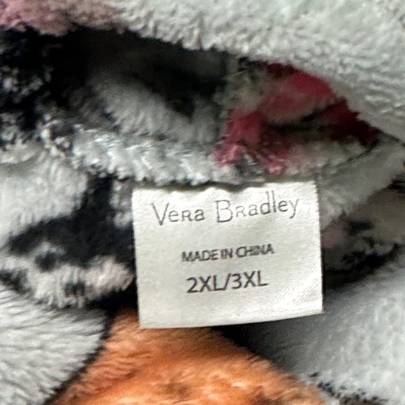 Vera Bradley “Dog Show” Hooded Fleece Robe Size 2XL/3XL - Picture 9 of 11